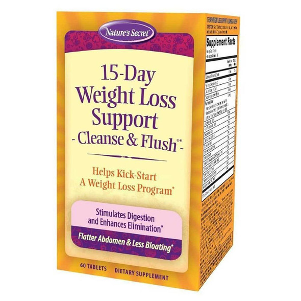  Nature's Secret 15 Day Weight Loss 60 Tablets 