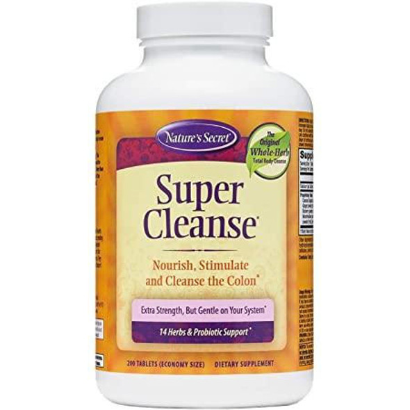  Nature's Secret Super Cleanse 200 Tablets 