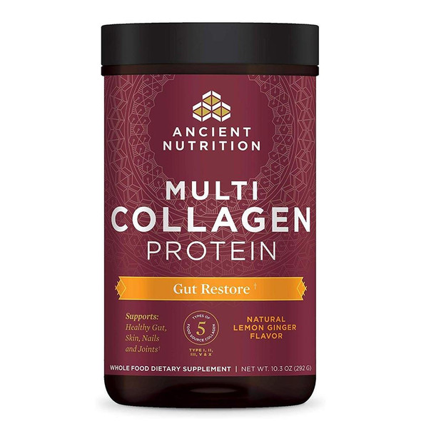  Ancient Nutrition Dr. Axe Multi Collagen Protein 24 Servings Gut Restore 