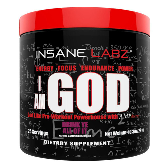  Insane Labz I am God 25 Servings 