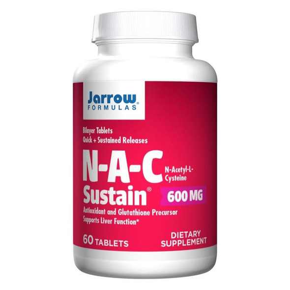 Jarrow Formulas JARROW N-A-C Sustain 600mg 60 Tablets 
