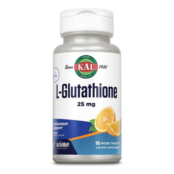 Kal KAL L-Glutathione 25mg 90 Lozenges 