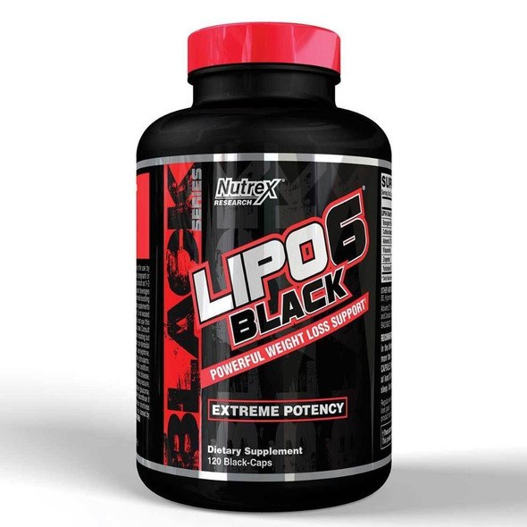  Nutrex Research Lipo 6 Black 120 Capsules 
