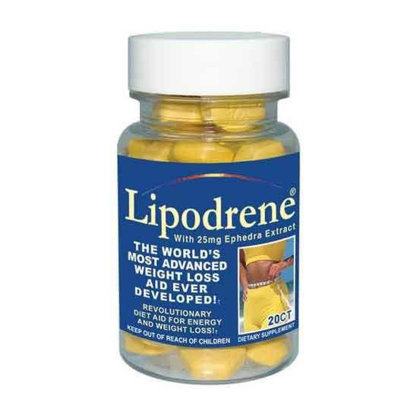  Hi-Tech Pharmaceuticals Lipodrene w/Ephedra 20 Tablets 