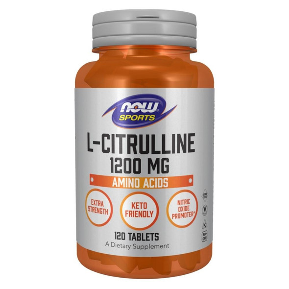  Now Foods L-Citrulline 1200mg 120 Tablets 