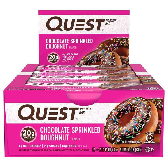 Quest Nutrition Quest Bar Protein Bar 12/Box 