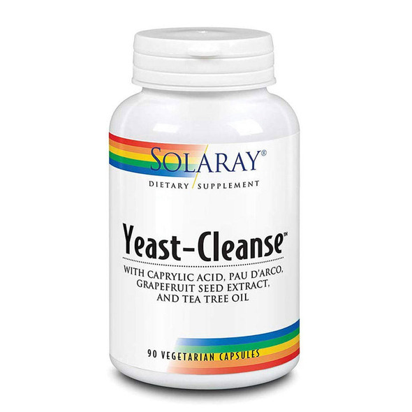  Solaray Yeast Cleanse 90 Capsules 