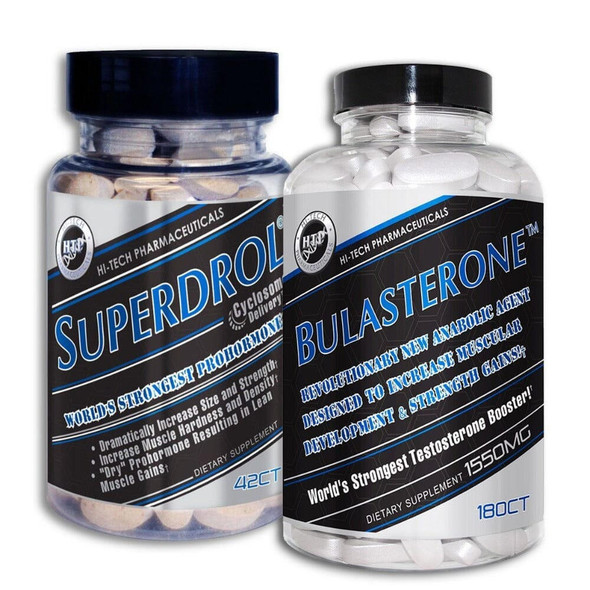  Hi-Tech Pharmaceuticals Superdrol & Bulasterone Stack 