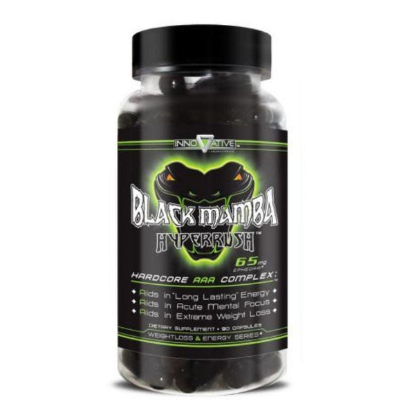  Innovative Labs Black Mamba Hyperrush® W/ Ephedra Extract 90 Capsules 