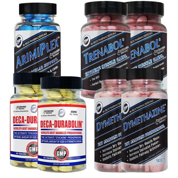 Hi-Tech Pharmaceuticals 2025 Ultimate Cutting Prohormone Stack (8 Weeks On / 4 Week PCT) 