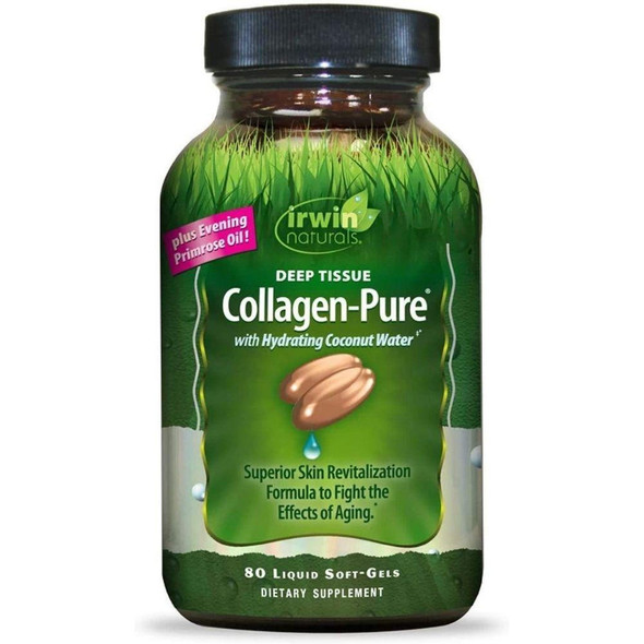  Irwin Naturals Collagen-Pure 80 Softgels 