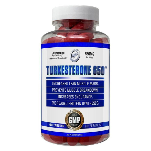  Hi-Tech Pharmaceuticals Turkesterone 650 60 Tablets 