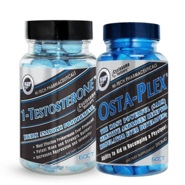  Hi-Tech Pharmaceuticals 1-Testosterone & Osta-Plex Stack 