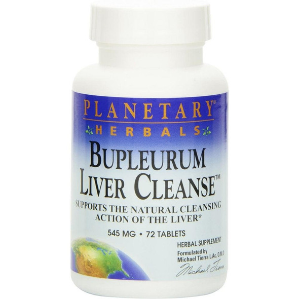  Planetary Herbals Bupleurum Liver Cleanse 72 Tablets 