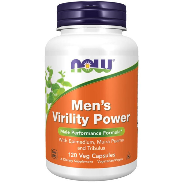  Now Foods Men's Virility Power 120 Veg Capsules 