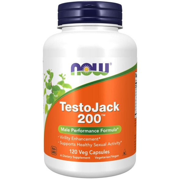  Now Foods TestoJack 200 Extra Strength 120 Veg Capsules With Tongkat Ali 
