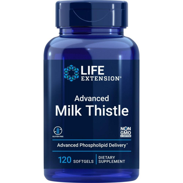  Life Extension European Milk Thistle 120 Softgels 
