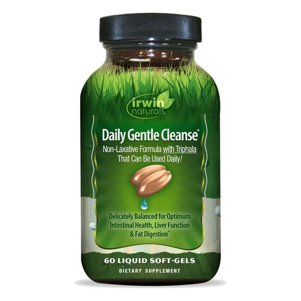  Irwin Naturals Daily Gentle Cleanse 60 Liquid Softgels 