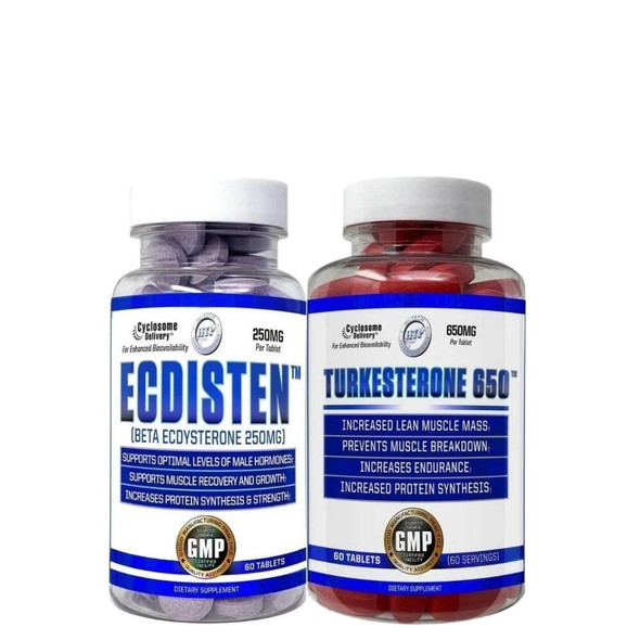  Hi-Tech Pharmaceuticals Ecdisten & Turkesterone Stack (Muscle Hardening) 