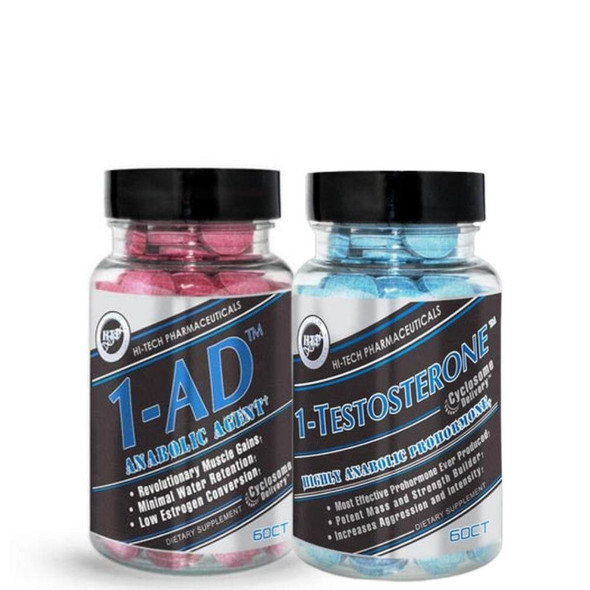  Hi-Tech Pharmaceuticals 1-AD & 1-Testosterone Stack 