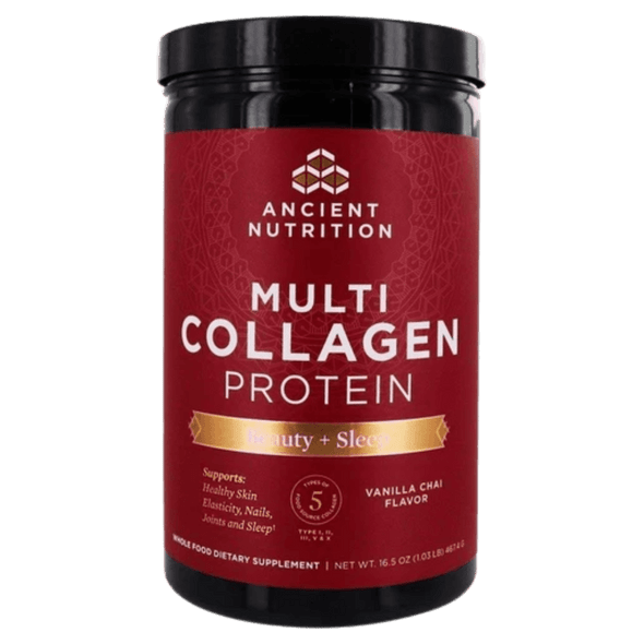  Ancient Nutrition Dr. Axe Multi Collagen Protein Beauty + Sleep 24 Servings 