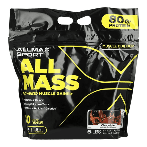  CLEARANCE: Allmax Sport Allmass Advanced Muscle Gainer 57 Scoops Chocolate EXP 07/2025 