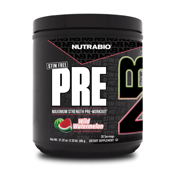 NutraBio Nutrabio Pre Workout Stim Free 20 Servings 