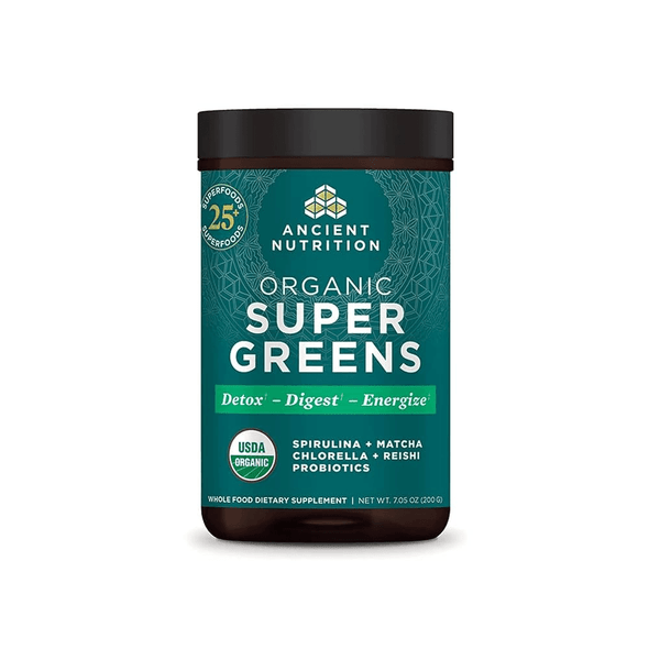  CLEARANCE: Ancient Nutrition Organic Super Greens 200g EXP 05/2025 